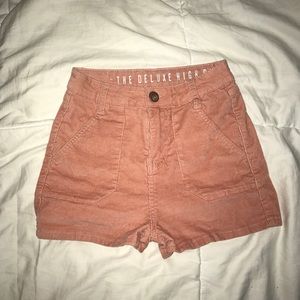 🍑🍓 Strawberry corduroy highwaisted shorts